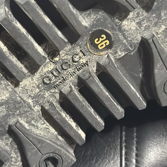 Gucci Boots Black GG Slip On Women’s Size 36 Authentic - Picture 8 of 12